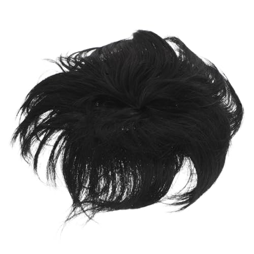 Homoyoyo Atmungsaktiver Herren Hair Topper für Dünner Werdendes Haar Kurz Nahtlos Integrierbar Sitz Einfach zu Befestigen für Alltag Halloween Cosplay von Homoyoyo