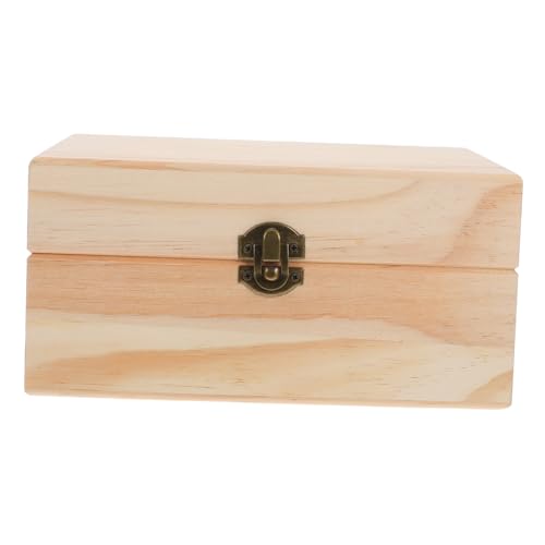 Homoyoyo Aufbewahrungsbox für ätherische Öle Aufbewahrungstablett für ätherische Öle aus Holz Holzkisten Strumpffüller für Erwachsene Gitter hölzern Beige von Homoyoyo
