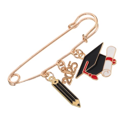 Homoyoyo Bachelor Cap Brosche Modeaccessoires Abschluss Abzeichen Abschluss Anstecker Cartoon Abschluss Button Anstecker Erinnerungsfoto Anstecknadel Abschluss Cap Etikett von Homoyoyo
