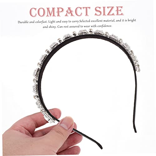 Homoyoyo Barock Haarreif Damen Elegant Breiter Glitzer Strass Haar Accessoire Modisch Leicht und Glänzend für Braut Frisur und Alltag von Homoyoyo