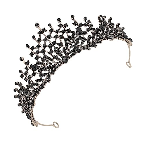 Homoyoyo Barock Vintage Krone Schwarz Haarschmuck aus Robustem Legierungsmetall Braut Tiara für Hochzeit Party Bühnenauftritte und Festliche Anlässe Homoyoyo Barock Vintage Krone Schwarz Haarschmuck aus Robustem Legierungsmetall Braut Tiara für Hochzeit Party Bühnenauftritte und Festliche Anlässe von Homoyoyo