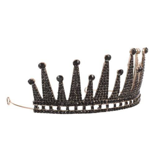 Homoyoyo Barocke Tiara aus Legierungsmetall mit Schwarzen Strasssteinen Haaraccessoires für Braut Hochzeit Party Halloween Damen und Mädchen Homoyoyo Barocke Tiara aus Legierungsmetall mit Schwarzen Strasssteinen Haaraccessoires für Braut Hochzeit Party Halloween Damen und Mädchen von Homoyoyo