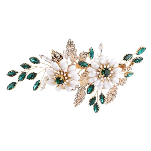 Homoyoyo Barockstil Perlen Haarklammer Damen Haarschmuck Handgefertigt Haarclip für Hochzeit Brautfest Vintage Kleine Haarspange Elegant für Brautjungfern und Partys Homoyoyo Barockstil Perlen Haarklammer Damen Haarschmuck Handgefertigt Haarclip für Hochzeit Brautfest Vintage Kleine Haarspange Elegant für Brautjungfern und Partys von Homoyoyo