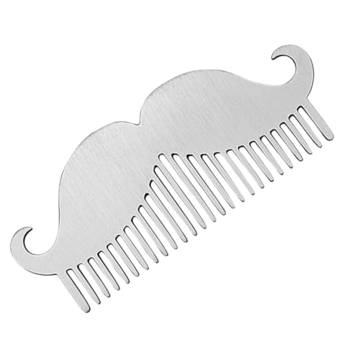 Homoyoyo Bartkamm für Männer Faltbarer Multifunktionskamm mit Flaschenöffner Robustes Design für Haar und Bartpflege für Reisen und Partys von Homoyoyo