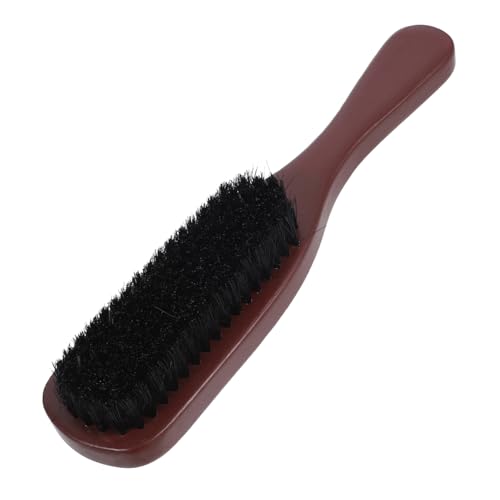 Homoyoyo Bartpflege Wildschweinborsten Bürste mit Holzgriff Entwirrt und Glättet Haare und Bart Stylingbürste für Männer Sanft zur Kopfhaut für Herren Verhindert Haarbruch von Homoyoyo