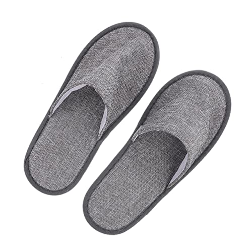 Homoyoyo Bequeme Faltbare Hotelslipper mit Rutschfester Sohle Wiederverwendbare Hausschuhe für Damen und Herren Praktische Gästehausschuhe für Reisen Spa und Zuhause von Homoyoyo