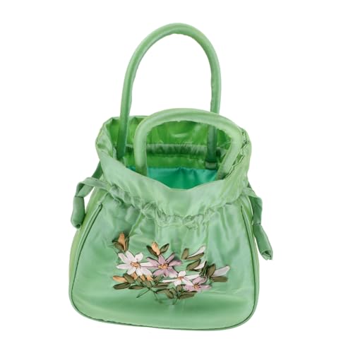 Homoyoyo Handgefertigte Bestickte Mini-Handtasche Mit Blumenmotiv Einkaufstasche Für Damen Und Ältere Menschen Handtasche Für Hochzeiten Und Zum Einkaufen von Homoyoyo
