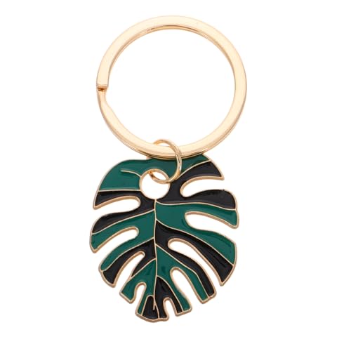 Homoyoyo Blatt Schlüsselanhänger Monstera Pflanzen Schlüsselanhänger Palmenform Taschenanhänger Emaille Taschenanhänger von Homoyoyo
