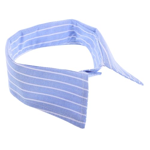 Homoyoyo Falscher Kragen Atmungsaktiv Abnehmbar Für Damen Herren Unter Pullover Bluse Kragen-accessoire Gestreiftes Material von Homoyoyo