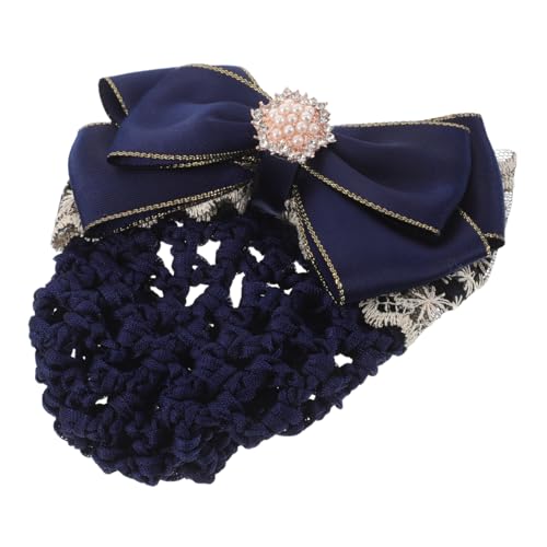 Homoyoyo Netz Für Haarknoten-abdeckungen Dutt-clip Mit Schleifen Wiederverwendbares Haarnetz Für Damen Haarspange Haarknoten-abdeckung Blau Für Arbeit Ballett Und Formelle Anlässe von Homoyoyo