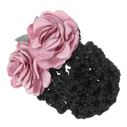 Homoyoyo Blumen Haarnetz mit Elastischem Netzgewebe Langlebiger Haar Dutt Net Wrap für Frauen Starker Haarschmuck für Dünnes und Dickes Haar Geeignet für Servicepersonal und Alltag von Homoyoyo