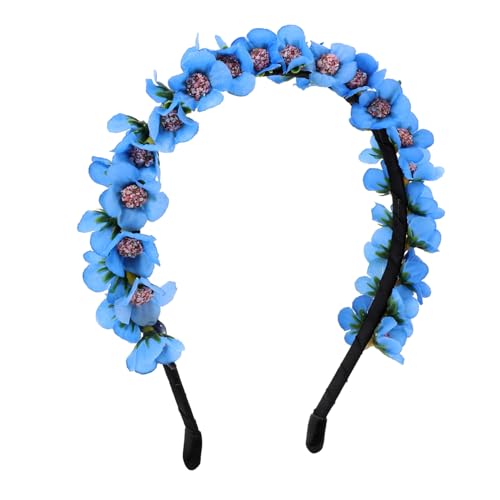 Homoyoyo Blumenhaarband Damen Sommer Realistisches Stirnband mit Blüten Elegant Hochzeits und Partyhaarschmuck Strand Brautmode Accessoire von Homoyoyo