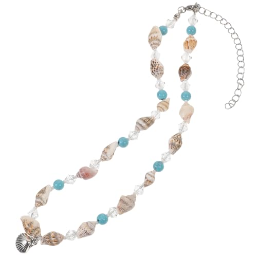 Homoyoyo Böhmische Conch Halskette Für Damen Strandkette Aus Muschelperlen Tropisches Schmuckstück Für Sommerpartys Und Besondere Anlässe Pack Homoyoyo Böhmische Conch Halskette Für Damen Strandkette Aus Muschelperlen Tropisches Schmuckstück Für Sommerpartys Und Besondere Anlässe Pack von Homoyoyo