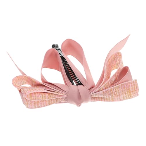 Homoyoyo Elegant Banana Hair Clip Mit Schleife Vielseitige Haarspange Für Frauen Für Hochsteckfrisuren Und Tägliche Styles Sanft Zu Haaren Und Einfach Zu Verwenden von Homoyoyo