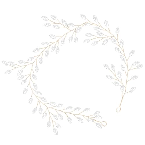 Homoyoyo Braut Haarschmuck Silberfarbene Weiche Kette mit Strass Hochzeit Haarband für Damen Accessoire für Braut und Festliche Anlässe Homoyoyo Braut Haarschmuck Silberfarbene Weiche Kette mit Strass Hochzeit Haarband für Damen Accessoire für Braut und Festliche Anlässe von Homoyoyo