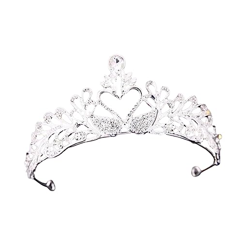 Homoyoyo Braut Tiara Kristallkrone mit Strassbesatz Leichter Haarschmuck für Frauen und Mädchen Bequeme Verarbeitung Geeignet für Hochzeit Party und Fotoshootings von Homoyoyo
