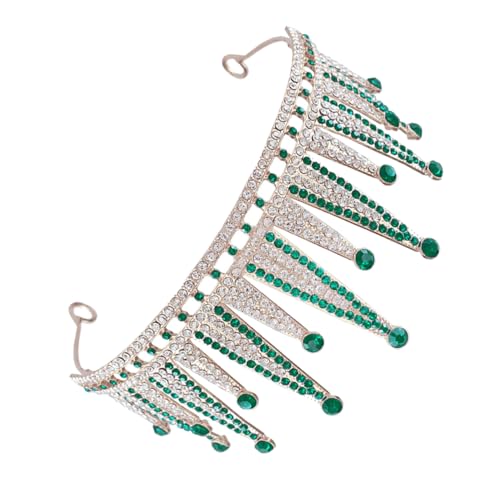 Homoyoyo Braut Tiara Krone mit Funkelnden Strasssteinen Barock Stil Hochzeitskrone für Damen Glänzendes Haarschmuck Accessoire Bequemes Robustes Vielseitig für Hochzeit und Party von Homoyoyo