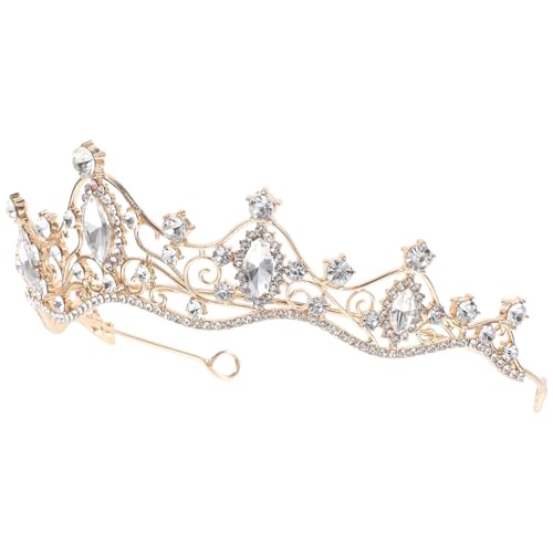 Homoyoyo Braut Tiara Krone mit Strasssteinen Haarband für Hochzeit Geburtstag Verlobung Bankett und Fotoshootings Hochwertiger Kopfschmuck für und Mädchen von Homoyoyo