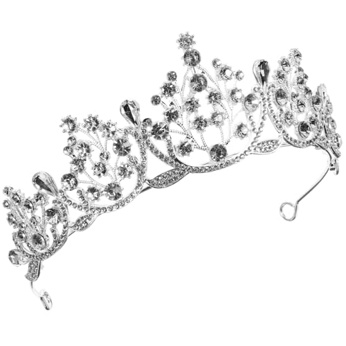 Homoyoyo Braut Tiara Stirnband für Hochzeit Geburtstag und Prom Glitzernde Krone für Damen und Mädchen Haarschmuck Accessoire mit Funkelndem Design von Homoyoyo