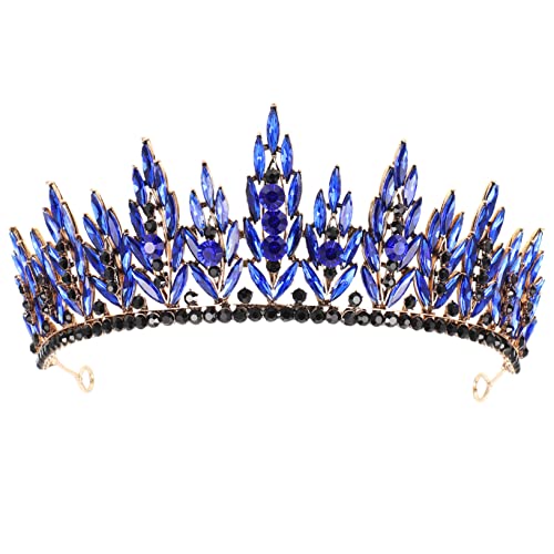 Homoyoyo Braut Tiara Wasserdiamant Stirnband aus Zinklegierung für Hochzeit Party Mädchen Haarschmuck Eleganter Kopfschmuck für Braut und Festliche Anlässe von Homoyoyo