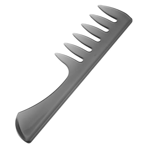 Homoyoyo Breiter Zahnkamm für Haartypen Plastikfriseurkamm mit Langlebigem Design für Volumen Styling und Textur Geeignet für Männer und Frauen Schwarz von Homoyoyo