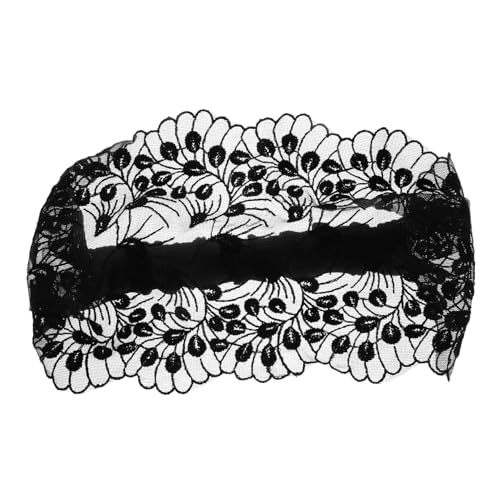 Homoyoyo Breites Spitzen Haarband Damen mit Rutschfester Technologie Umfassender Haarabdeckung Vielseitig als Stirnband Haarschmuck und Kopfband für besondere Anlässe und Alltag Geeignet von Homoyoyo