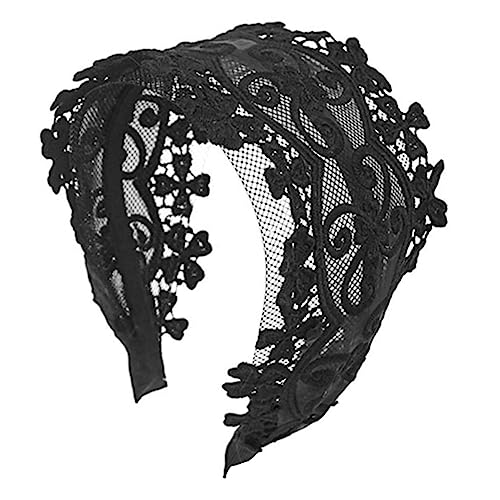 Homoyoyo Breites Spitzen-haarband Für Damen Stilvolles Haarschmuck-accessoire Leichtes Und Langlebiges Stirnband Für Hochzeiten Partys Und Alltag Als Für Frauen von Homoyoyo