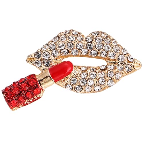Homoyoyo Brosche Corsage Damen Lippenstift Anstecknadel Schlüsselanzug Brosche Strass Broschen Brosche Für Kleidung Hut Brosche Kleidung Ornament Kleidung Abzeichen Strass Homoyoyo Brosche Corsage Damen Lippenstift Anstecknadel Schlüsselanzug Brosche Strass Broschen Brosche Für Kleidung Hut Brosche Kleidung Ornament Kleidung Abzeichen Strass von Homoyoyo