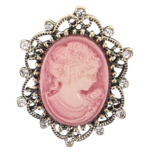 Homoyoyo Brosche Corsage brosche vintage brooches for women trachtenbrosche Vintage Brosche Strass-Brosche Kleidung Gold deko Broschennadeln für Viktorianischer Schmuck Legierung von Homoyoyo