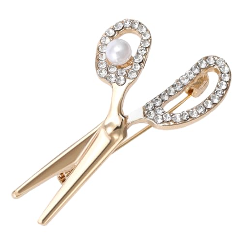 Homoyoyo Scheren Brosche Strass Broschennadel für Damen Anstecknadel für Anzüge Kragennadel für Kleidung von Homoyoyo