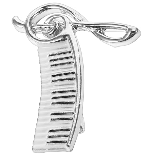 Homoyoyo Brosche mit Musiknoten Neuheit Brosche Broschen Brosche Federbuschbrosche Ansteckbrosche Armbänder Brosche zum Thema Musik Musiknotenbrosche Musikbrosche Zinklegierung Silver von Homoyoyo