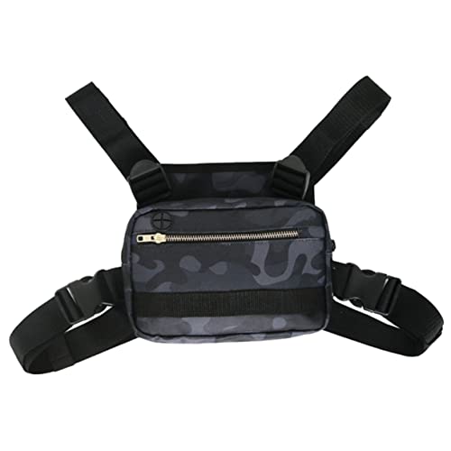 Homoyoyo Modischer Brustbeutel Für Damen Verstellbare Crossbody Tasche Oxford Shopping Und Alltag Camouflage Praktischer Brustpack Für Sport Und von Homoyoyo