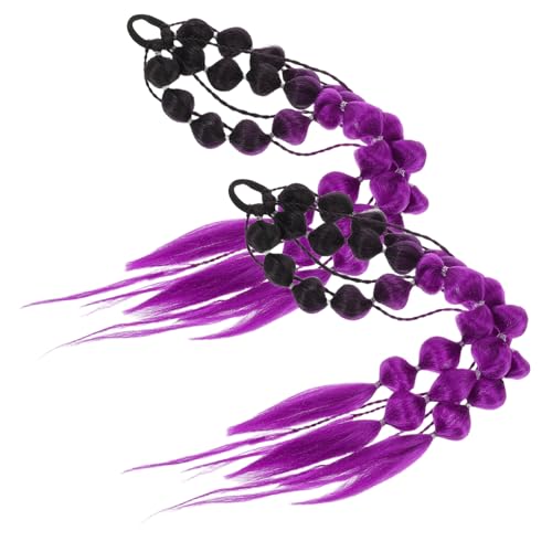 Homoyoyo Bunte Bubble Braid Haarverlängerung Lange Geflochtene Ponytail Extensions mit Farbverlauf für Mädchen Festival Rave Haarschmuck Homoyoyo Bunte Bubble Braid Haarverlängerung Lange Geflochtene Ponytail Extensions mit Farbverlauf für Mädchen Festival Rave Haarschmuck von Homoyoyo