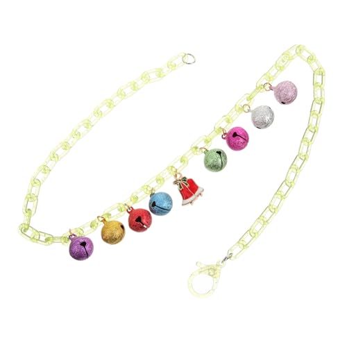 Homoyoyo Bunte Weihnachtskette für Mädchen Leichte Hautfreundliche Halskette mit Glockenanhänger Modisches Schmuckstück für Weihnachten Geburtstage und Festliche Anlässe von Homoyoyo