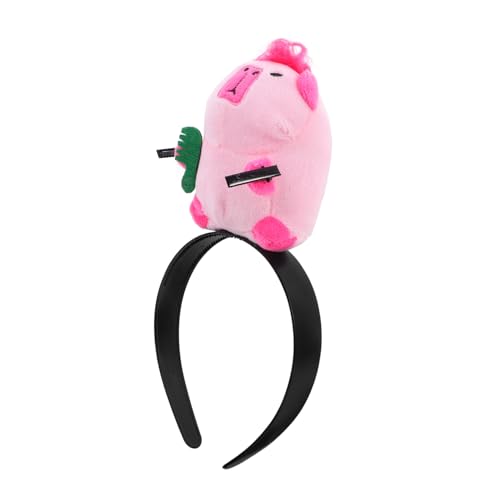 Homoyoyo Capybara-stirnband Aus Leichtem Stoffmaterial Dekoratives Party-accessoire Für Paraden Und Maskenbälle Modisch Und Angenehm Zu Tragen von Homoyoyo