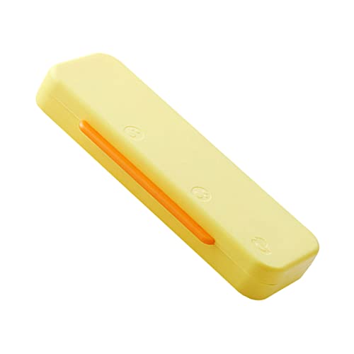 Homoyoyo Cartoon Federmäppchen mit Großer Kapazität Tragbarer Stiftebehälter für Schüler Hochwertigem Kunststoff für Schulbedarf und Bastelmaterial Gelb von Homoyoyo