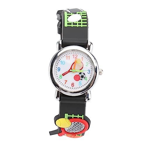 Homoyoyo Cartoon Kinderuhr Mit Tennis Racket Design Verstellbare Armbanduhr Für Jungen Und Mädchen Bequeme Und Langlebige Quarzuhr Für Junge Mädchen Für Freizeit Und Sport von Homoyoyo