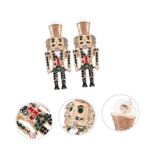 Homoyoyo Cartoon Ohrstecker Nutcracker Soldier Damen Ohrringe Farbige Dekorative Schmuck Leicht Tragbar Kreatives Design Für Alltag Geburtstag Hochzeit Prom von Homoyoyo