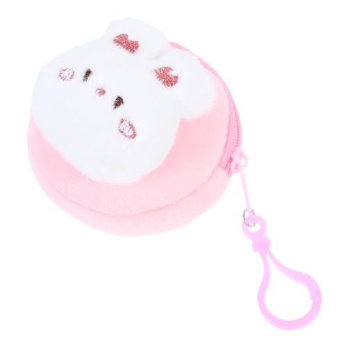 Homoyoyo Münzgeldbörse Mit Hasenmotiv Cartoon-tierdesign Kleines Münztäschchen Aus Plüsch Tragbar Für Mädchen Junge Mädchen Studenten Für Kleingeld Und Kleine Accessoires von Homoyoyo