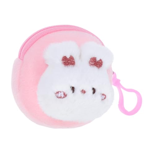 Homoyoyo Cute Bunny Plush Purse Für Mädchen Mini Tiermünzbeutel Portable Aufbewahrung Für Kleingeld Und Kleine Gegenstände Für Schüler Und Flauschiges Design von Homoyoyo