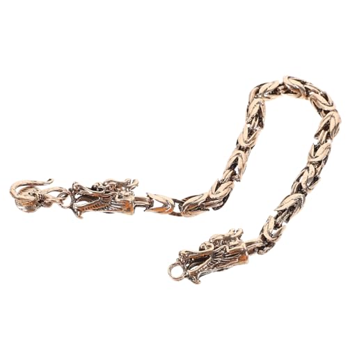 Homoyoyo Drachenkopf Armband Herren Retro Handgelenkschmuck Ästhetisches Punk Design Neujahrsarmband von Homoyoyo