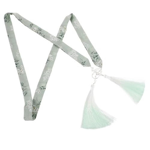 Homoyoyo Hanfu Haarband mit Quaste Chinesisches Stirnband Vintage Haarseil für Cosplay und Traditionellen Haarschmuck Strapazierfähiges Haargummi im Chinesischen Stil für Hanfu Kostüme von Homoyoyo