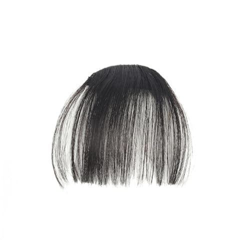 Homoyoyo Clip in Haarverlängerung Dünne Luftpony Haarteil Hitzebeständig Natürlich Aussehende Fake Extensions für Damen Frisuren Styling Flexibel von Homoyoyo