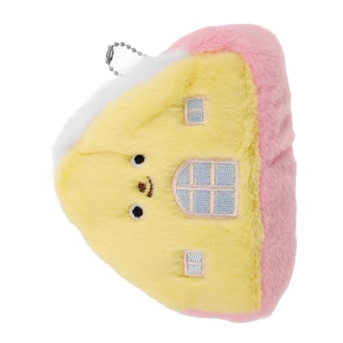 Homoyoyo Cute House Mini Purse Keychain Niedliche Kreative Geldbörse Für Münzen Kopfhörer Und Datenkabel Praktisches Accessoire Für Reisen Und Shopping Für Damen Und Mädchen von Homoyoyo