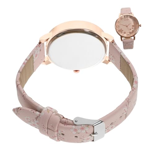 Homoyoyo Damen Armbanduhr Mit Floralem Design Casual Quarzuhr Für Als Für Frauen Leicht Und Vielseitig Einsetzbar Pinke Farbgebung Homoyoyo Damen Armbanduhr Mit Floralem Design Casual Quarzuhr Für Als Für Frauen Leicht Und Vielseitig Einsetzbar Pinke Farbgebung von Homoyoyo