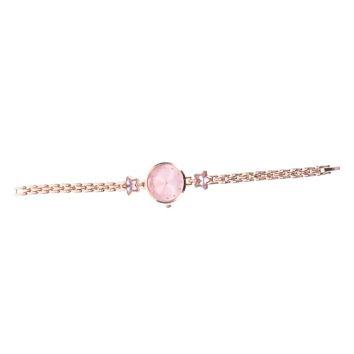 Homoyoyo Damen Armbanduhr Sternförmig Mit wasserdichte Quarzuhr Handgelenkdekoration Rosa Geschenkidee Für Freundinnen Langlebiges Material Homoyoyo Damen Armbanduhr Sternförmig Mit wasserdichte Quarzuhr Handgelenkdekoration Rosa Geschenkidee Für Freundinnen Langlebiges Material von Homoyoyo
