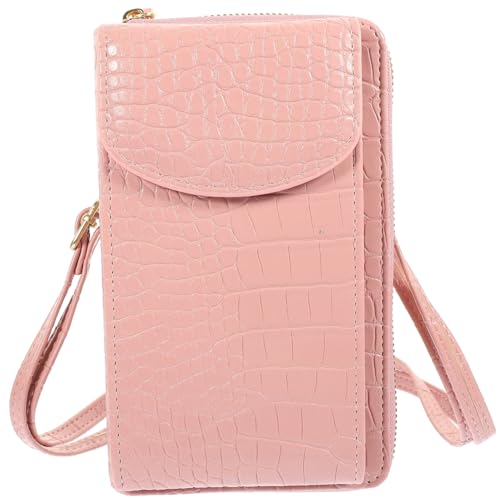 Homoyoyo Damen Umhängetasche PU Handy Tasche mit Großer Kapazität Kratzfest Crossbody Bag für Alltag und Reisen Vielseitige Handtasche mit Abnehmbarer Kette Geeignet für Lippenstift und von Homoyoyo