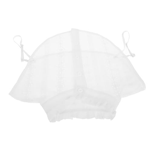 Homoyoyo Eleganter Abnehmbarer Fake-kragen Für Damen Mit Rüschendesign Vielseitiger Blusenkragen Für Schicke Looks Der Herbst Und Wintersaison von Homoyoyo