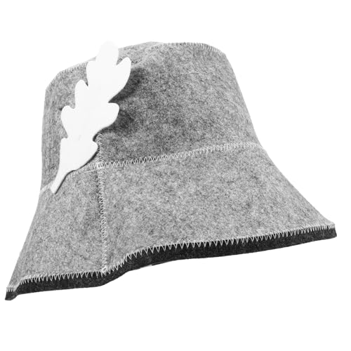 Homoyoyo Dicker Filz Sauna Hut für Damen und Herren Komfortabler Schnelltrocknender Saunahut aus Elastischem Filzmaterial Schützt vor Überhitzung bei Sauna Spa und Dampfbad von Homoyoyo