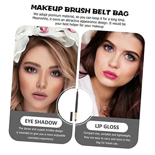 Homoyoyo Doppelender Lippenpinsel Klein Vielseitig für Lippenstift Lipgloss Concealer Lidschatten Langlebiger Hautfreundlicher Metallgriff Tragbar für Make up Unterwegs für von Homoyoyo